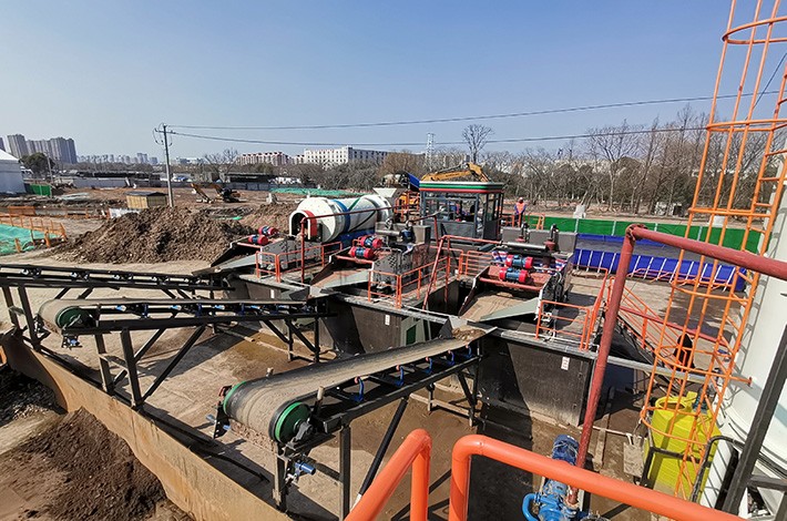 重金属污染场地土壤修复现场